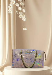 👜 Luxe Holographic Shine Handbag – Designer-Inspired Elegance by "Gucci" Style